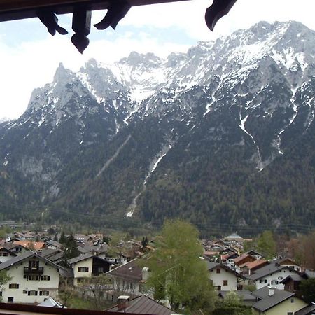 Ferienwohnung Haus Pelzer Mittenwald Exterior foto